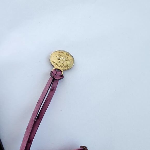 Brahmin Tori Tote Fig Normandy purple ostrich leather - Picture 6 of 12